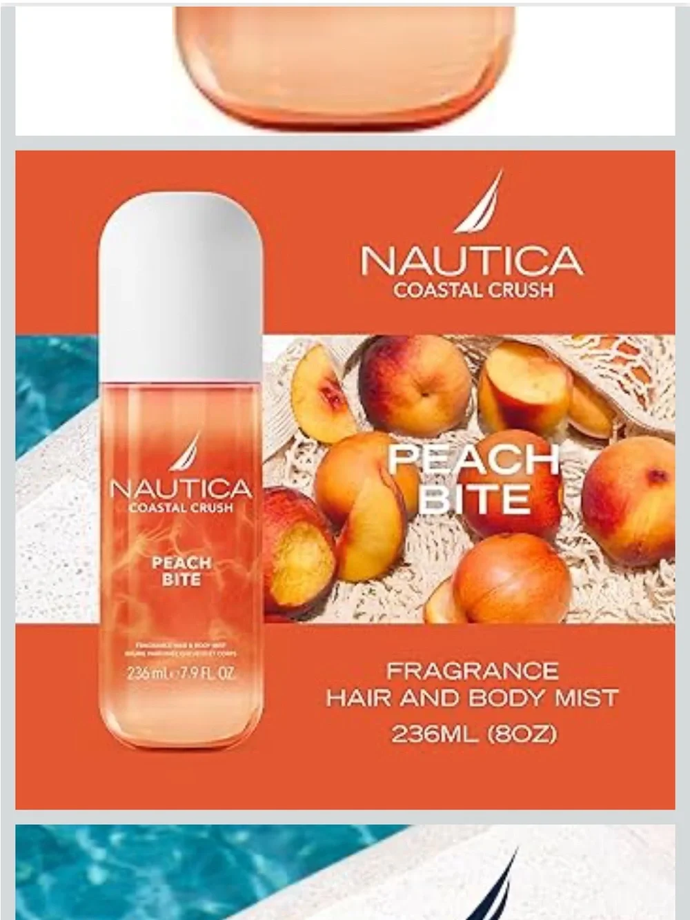 Nautica Coastal Crush Peach Bite Body Mist